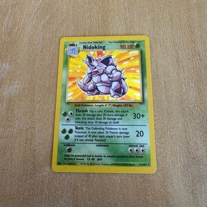 1999 Base Set Nidoking Holo Pokemon Trading Card